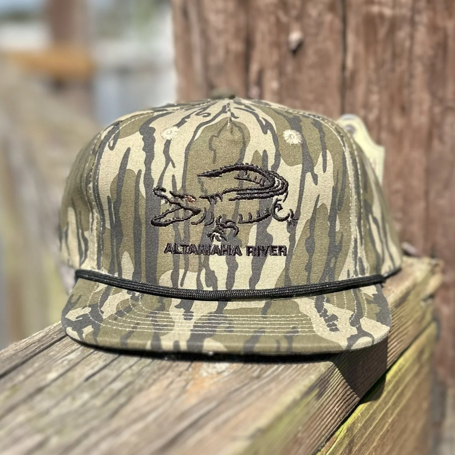 Youth Altamaha River Gator Rope Hat in Bottomland Camo — Altamaha